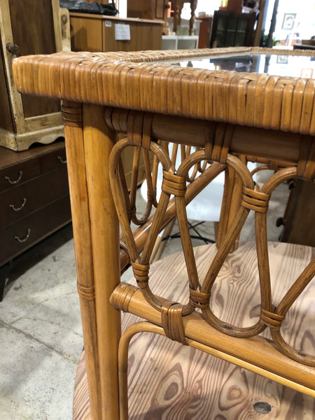 Cane Square Coffee Table