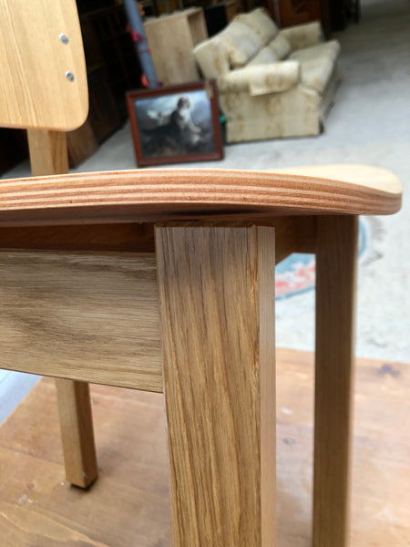 Oak Veneer Fogia Mono Dining Chair