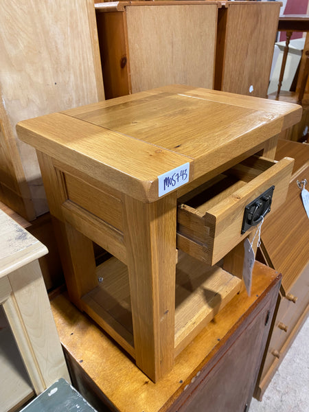 GHC - Oak Side Table & Drawer