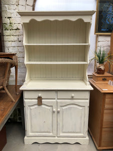 Cream Painted Pine Welsh Dresser