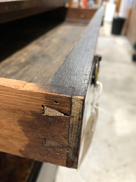 Vintage Low Console Table with Drawer