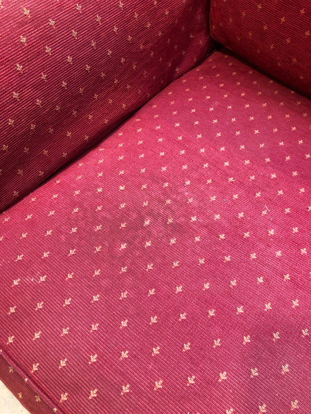REF - Red Two Seater Sofa