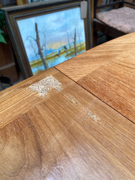 Mid Century Nathan Teak Extending Dining Table
