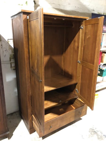 Solid Wooden Double Wardrobe