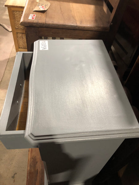 Grey Painted Side Table with Drawer- GHC