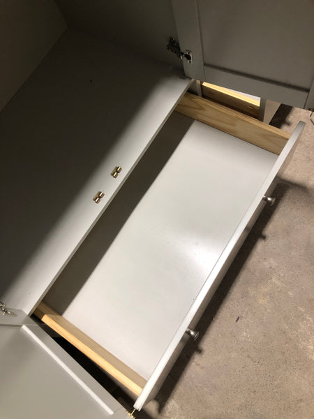 Grey Triple Wardrobe