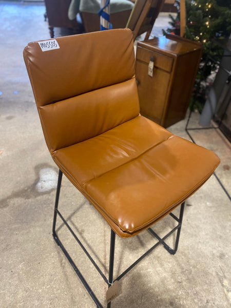 Faux Leather Bar Stool