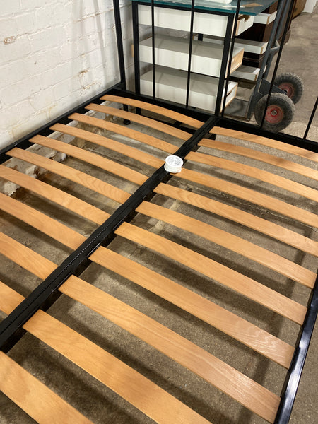 Classic Black Metal Double Bed