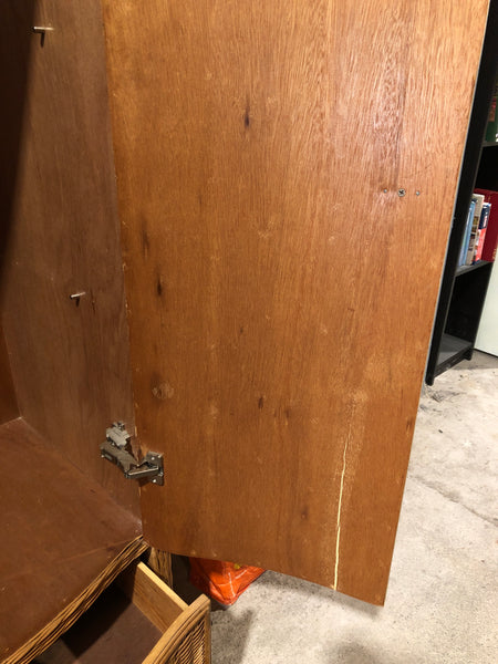 Wicker Double Wardrobe