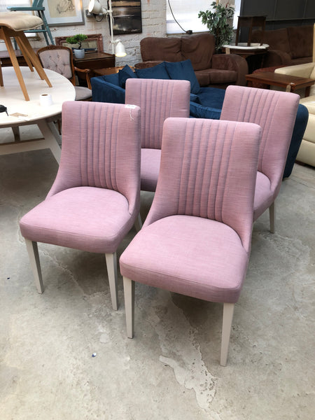 GHC - Cotswold Living Set of Four Purple Fabric Chairs