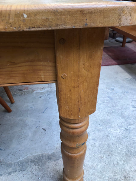 Rustic Pine Farmhouse Table