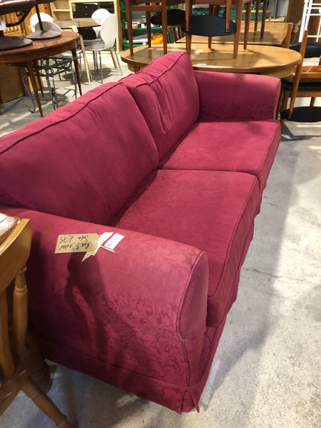 Red 3 Seater Sofa - REF