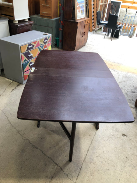 Dark Drop Leaf Table