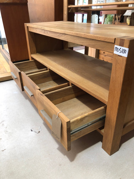 Oak Entertainment Unit