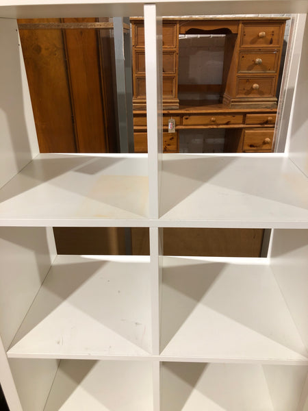 White IKEA Kallax 4x4 Storage Unit