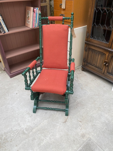 Upcycled Victorian Eastlake Rocker