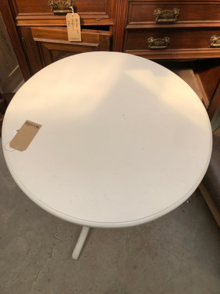 Small Painted Round Pedestal Dining Table