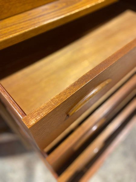 Vintage Mid Century Jentique Teak Writing Bureau