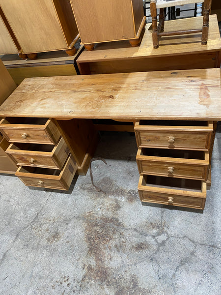 Pine Desk with drawers