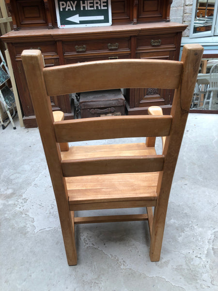 Large Oak Rectory Carver Chair