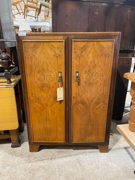 Art Deco Walnut Gentleman’s Wardrobe