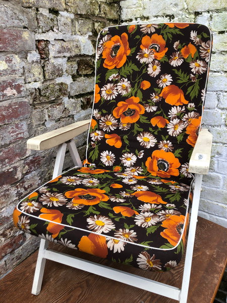 Retro Print Sun Lounger - GHC