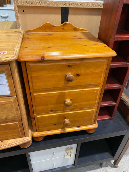 Pine Bedside Table REF