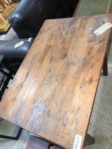 Small Antique Rustic Pine Desk