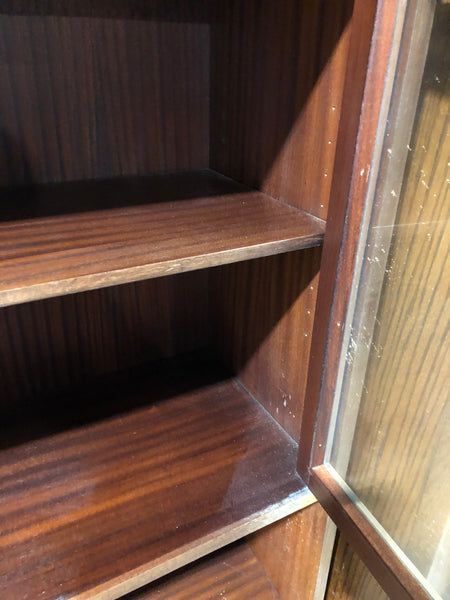 Vintage Display Cabinet with Cupboard