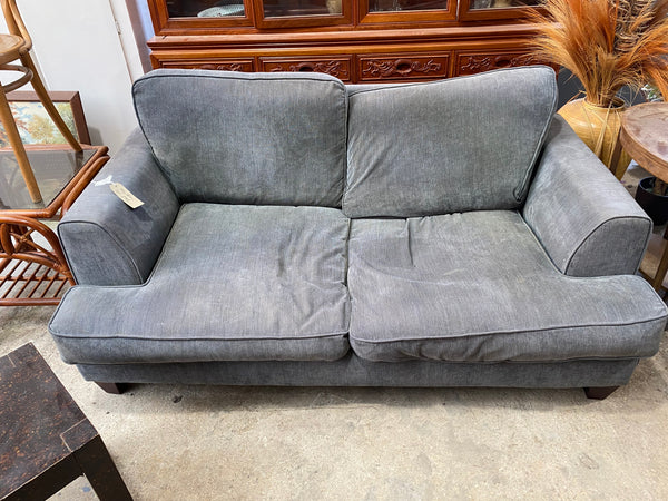 Large Grey Two Seat Sofa