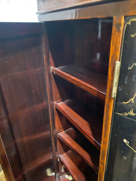 Chinese Style Lacquered Drinks Cabinet