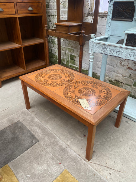 Mid-century tiled Teak table GHC