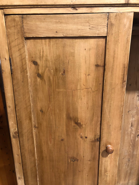 Rustic Pine Double Wardrobe