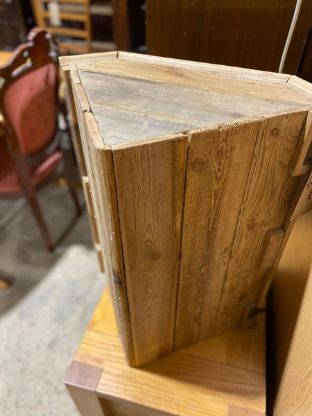 Rustic Pine Corner Shelf
