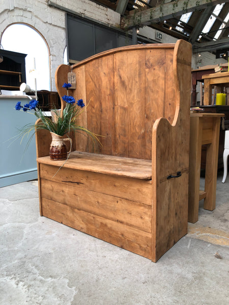 GHC - Rustic Pine Monks Bench