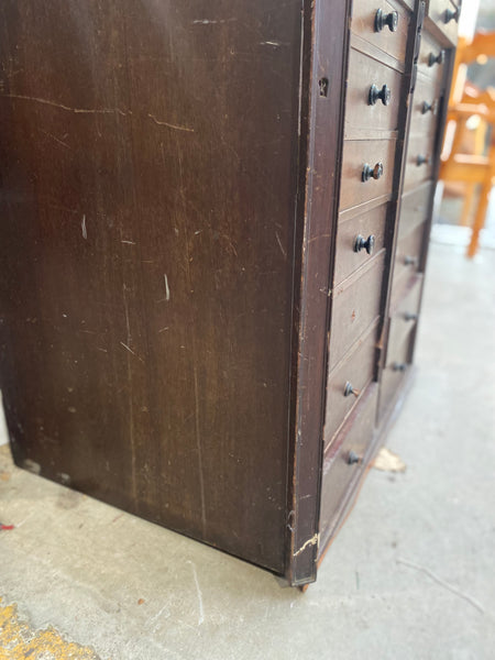 GHC - Antique Mahogany Specimen Cabinet