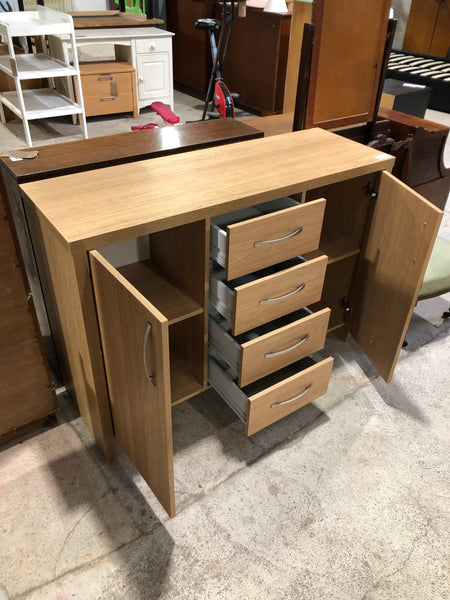Veneer Compact Sideboard
