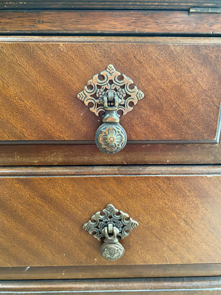 Queen Anne Style Writing Bureau Desk
