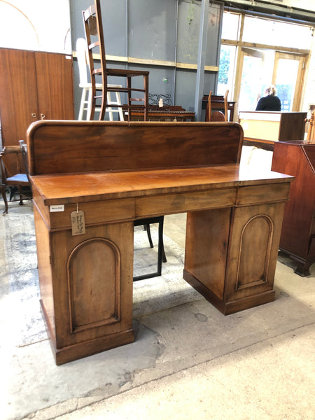 GHC - Antique Pale Mahogany Pedestal  Sideboard Desk
