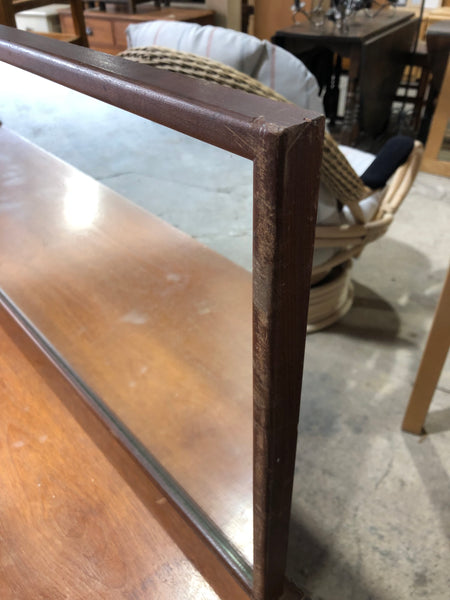 William Lawrence Teak Dressing Table with Mirror