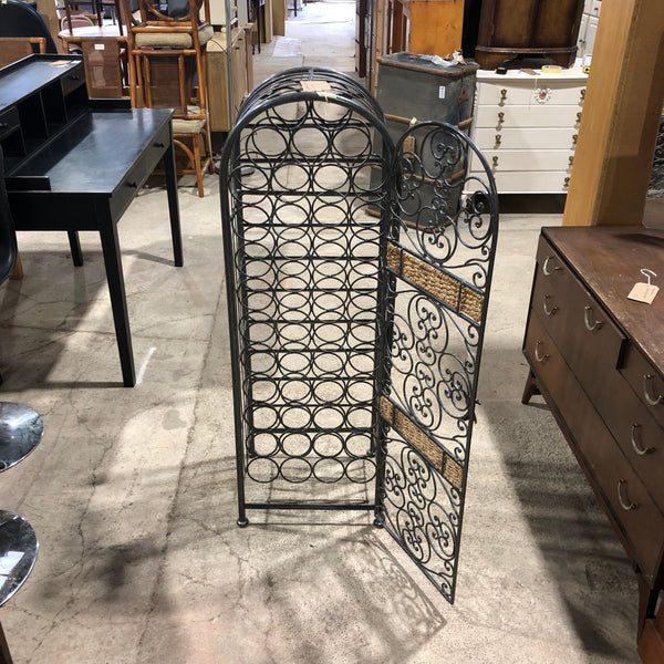 Wrought Iron Wine Rack