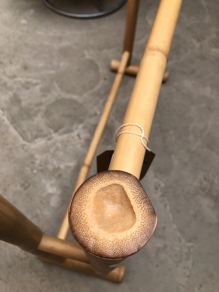 Bamboo Cane Towel Rail