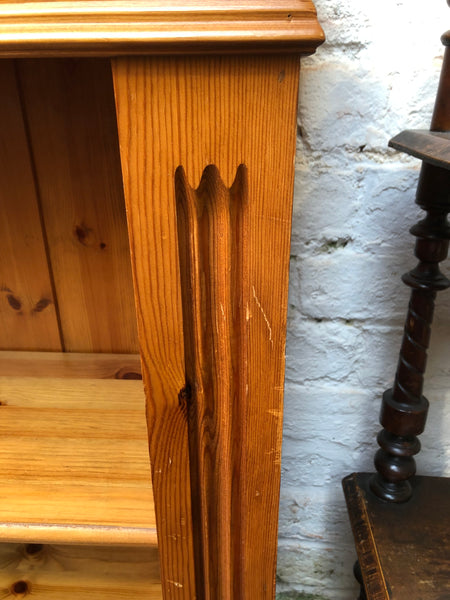 Small Slim Pine Bookshelf