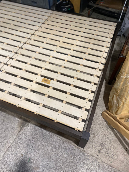 REF - Low Kingsize Wooden Bedframe