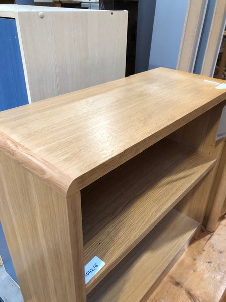 Small Oak Veneer Bookcase