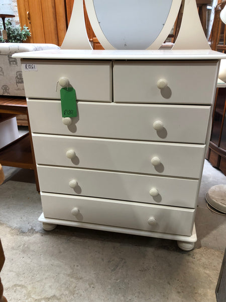 REF - White Chest of Drawers