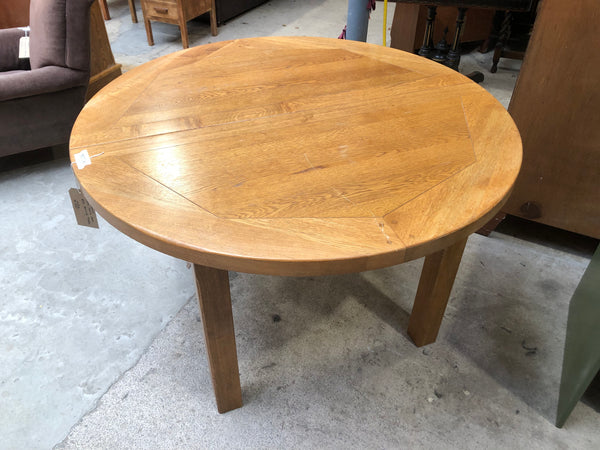 Round John Lewis Oak Extending Dining Table