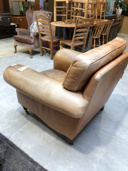 Tan Leather Armchair