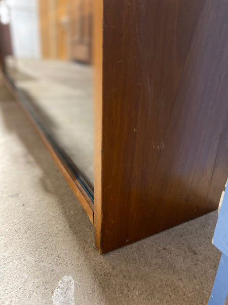 Teak Extra Wide Low Display Bookcase