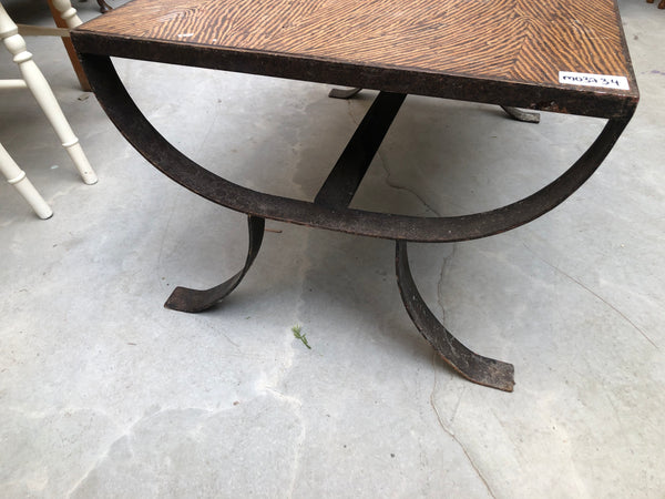 GHC - Metal & Wood Topped Coffee Table